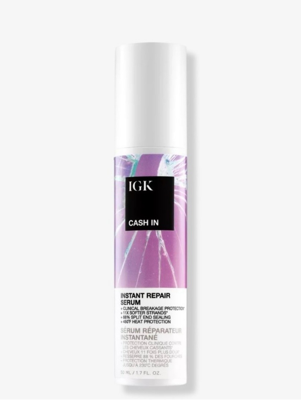 (1) IGK Cash In Instant Repair Serum - 50ML Brand New